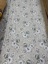 Bedsheet 5 pieces big grey white rose