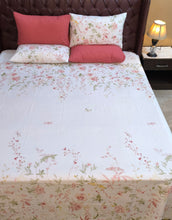 Bedsheet 5 pieces red lily