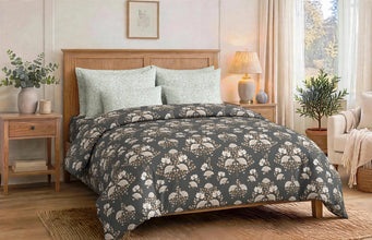 Bedsheet 5 pieces Charcoal grey