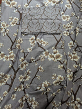Bedsheet 5 pieces grey cherry blossom