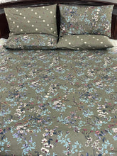 Bedsheet 5 piece olive green