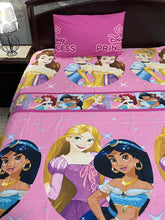 Single bedsheet disney princess