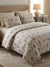 Comforter set 6 piece ikat triangles