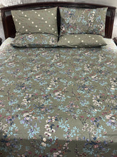 Bedsheet 5 piece olive green
