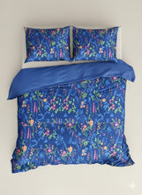 Bedsheet 5 pieces vibrant blue