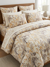 Bedsheet 5 pieces mustard woodland tress