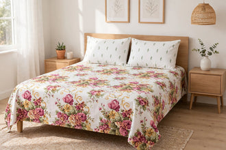 Bedsheet 5 pieces roses