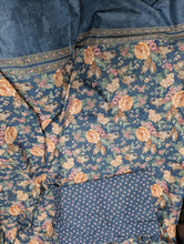 Bedsheet 5 pieces green floral