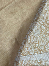 Comforter set 6 piece yellow paisley