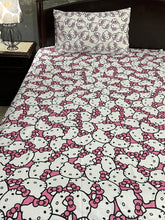 Single bedsheet kitty