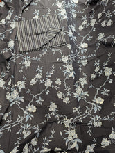 Bedsheet 5 pieces charcoal blue folral