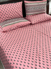 Bedsheet 5 pieces pink boti