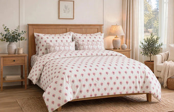 Bedsheet 5 piece pink