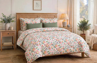 Bedsheet 5 piece flowers garden