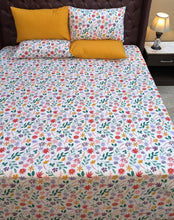 Bedsheet 5 piece mustard flower garden
