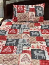 Single bedsheet Christmas