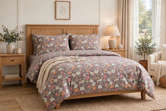 Bedsheet 2 piece floral light