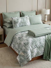 Comforter set 6 piece white floral