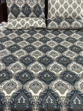 Bedsheet 5 piece blue strip