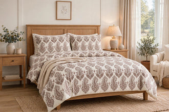 Bedsheet 5 pieces brown boti