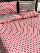 Bedsheet 5 pieces pink boti