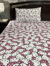 Single bedsheet kitty