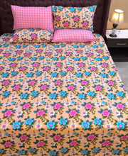 Bedsheet 5 pieces pink rose