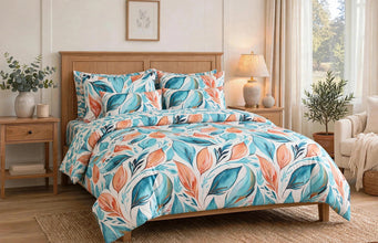 Bedsheet 5 piece leafy