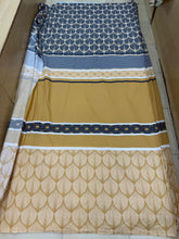 Bedsheet 5 pieces navy mustard art deco