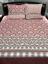 Bedsheet 5 pieces dark pink