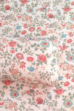Bedsheet 5 piece peach soft blooming flowers