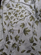 Bedsheet autum green leaf