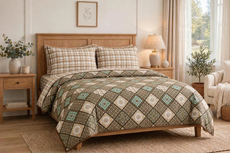 Bedsheet 5 pieces dark brown