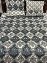 Bedsheet 5 piece blue strip
