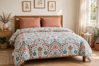Bedsheet 5 piece medium orange