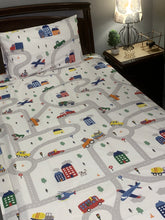 Single bedsheet road map