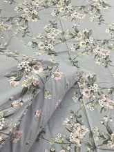 Bedsheet 5 pieces mint floral