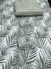 Comforter set 6 piece white floral