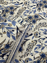 Bedsheet 5 piece blue floral