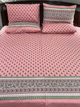 Bedsheet 5 pieces pink boti