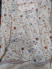 Bedsheet 5 pieces red flowers