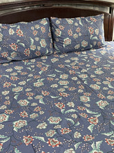 Bedsheet 5 pieces dusty blue