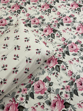 Bedsheet 5 piece pink rose