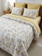 Bedsheet 5 pieces yellow feather