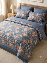 Bedsheet 5 pieces green floral