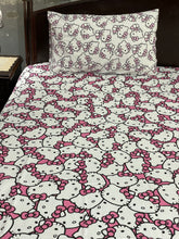 Single bedsheet kitty