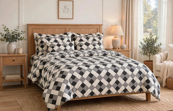 Comforter set 6 piece geometrical