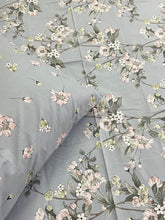 Bedsheet 5 pieces mint floral