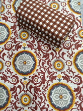Bedsheet 5 pieces vibrate brown
