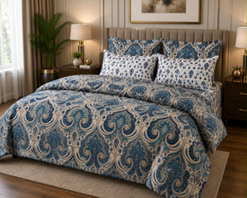 Bedsheet 5 piece royal blue